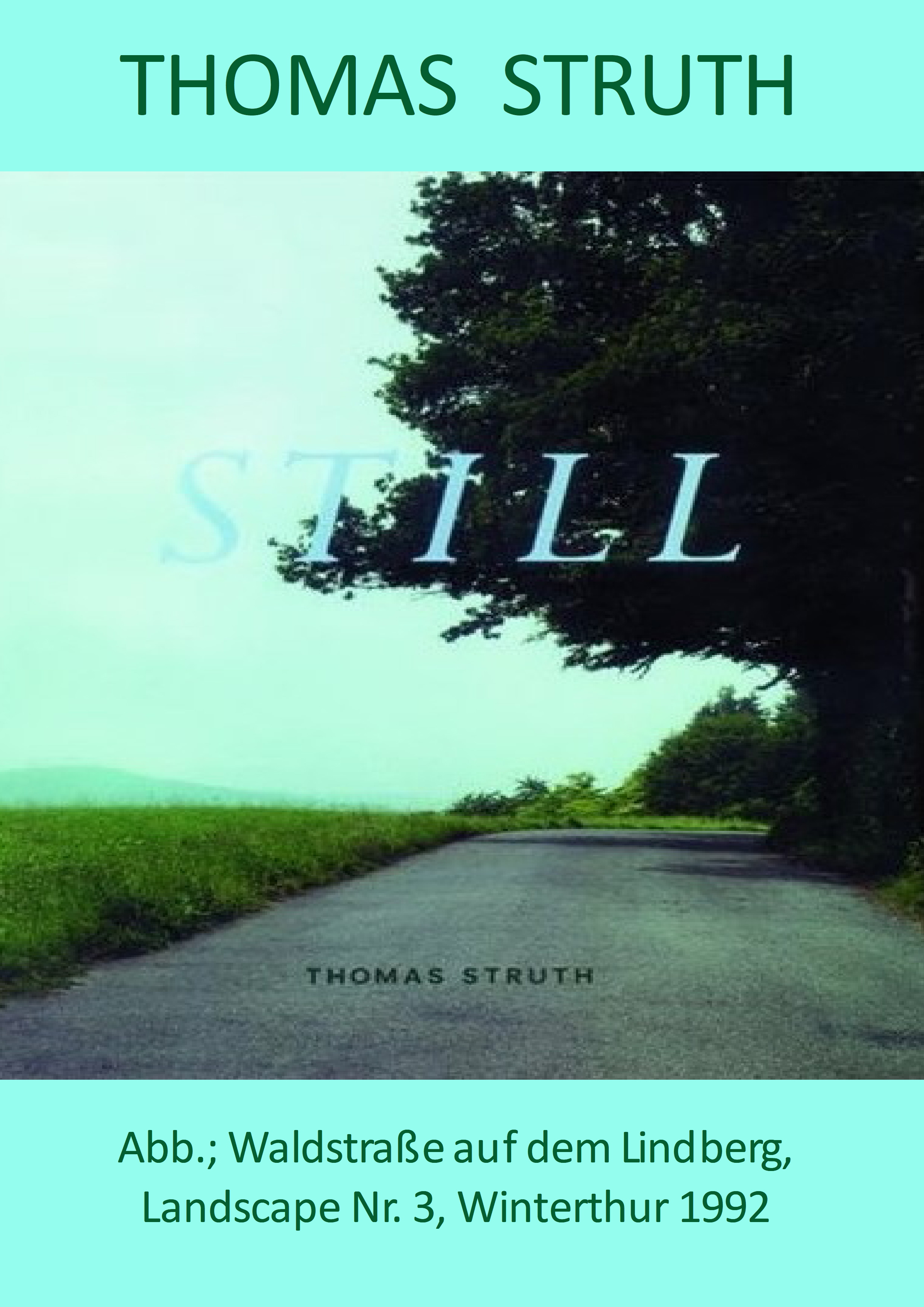 THOMAS STRUTH - STILL [ GARANTIERT neues Verlagsexemplar ] - Régis Durand , Guy Tosatto , Hripsimé Visser , James Lingwood . Deutsch von von Matthias Wolf