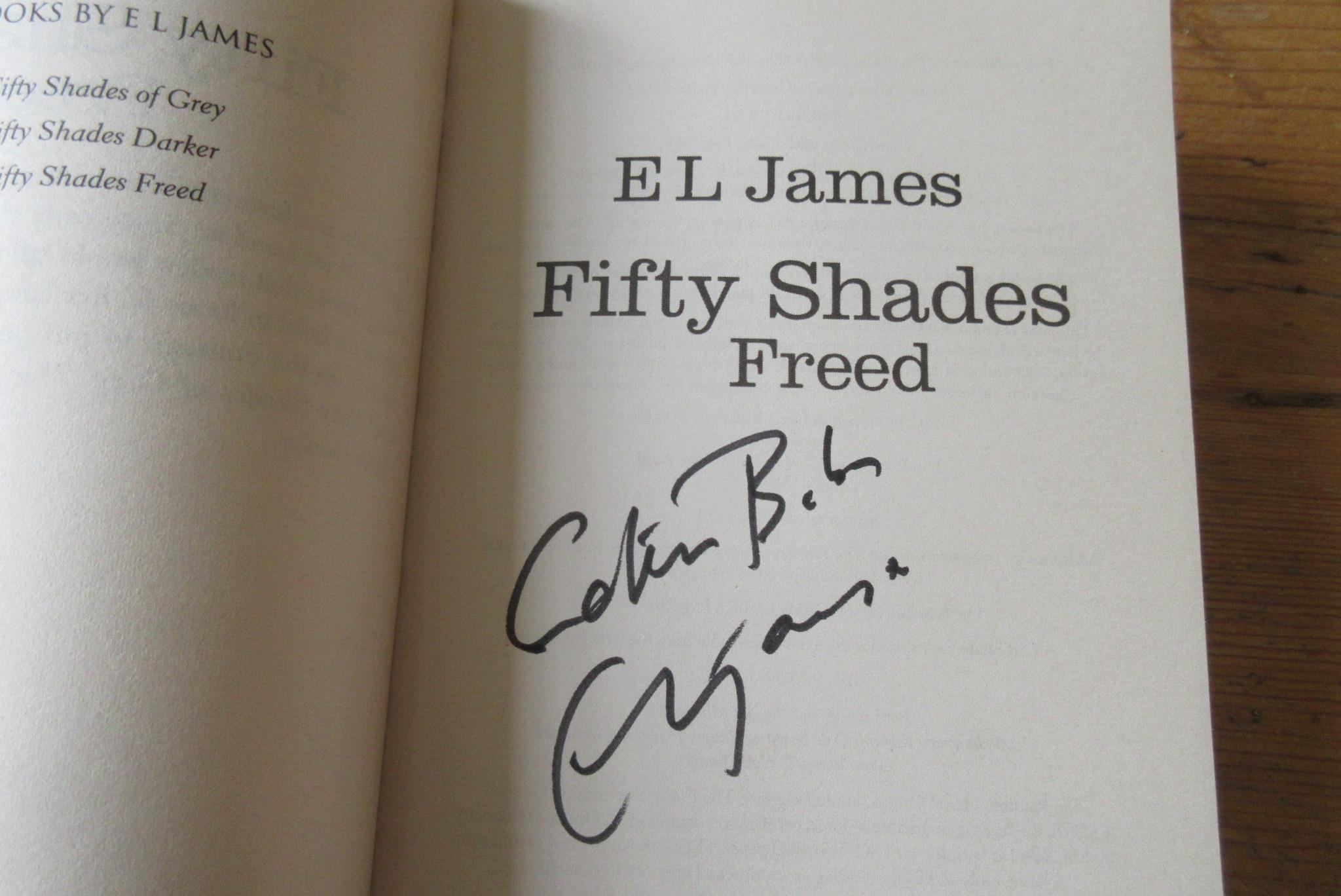 E L James Fifty Shades Signed Abebooks E L James Fifty Shades Signed Abebooks