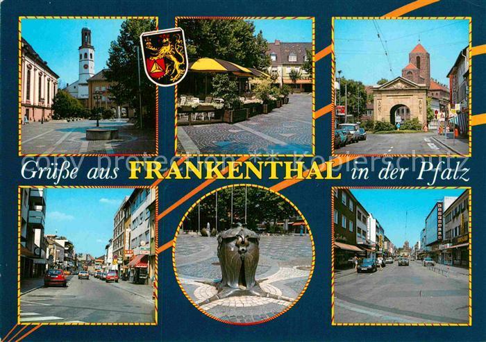 Postkarte Carte Postale 72854659 Frankenthal Pfalz Ortspartien