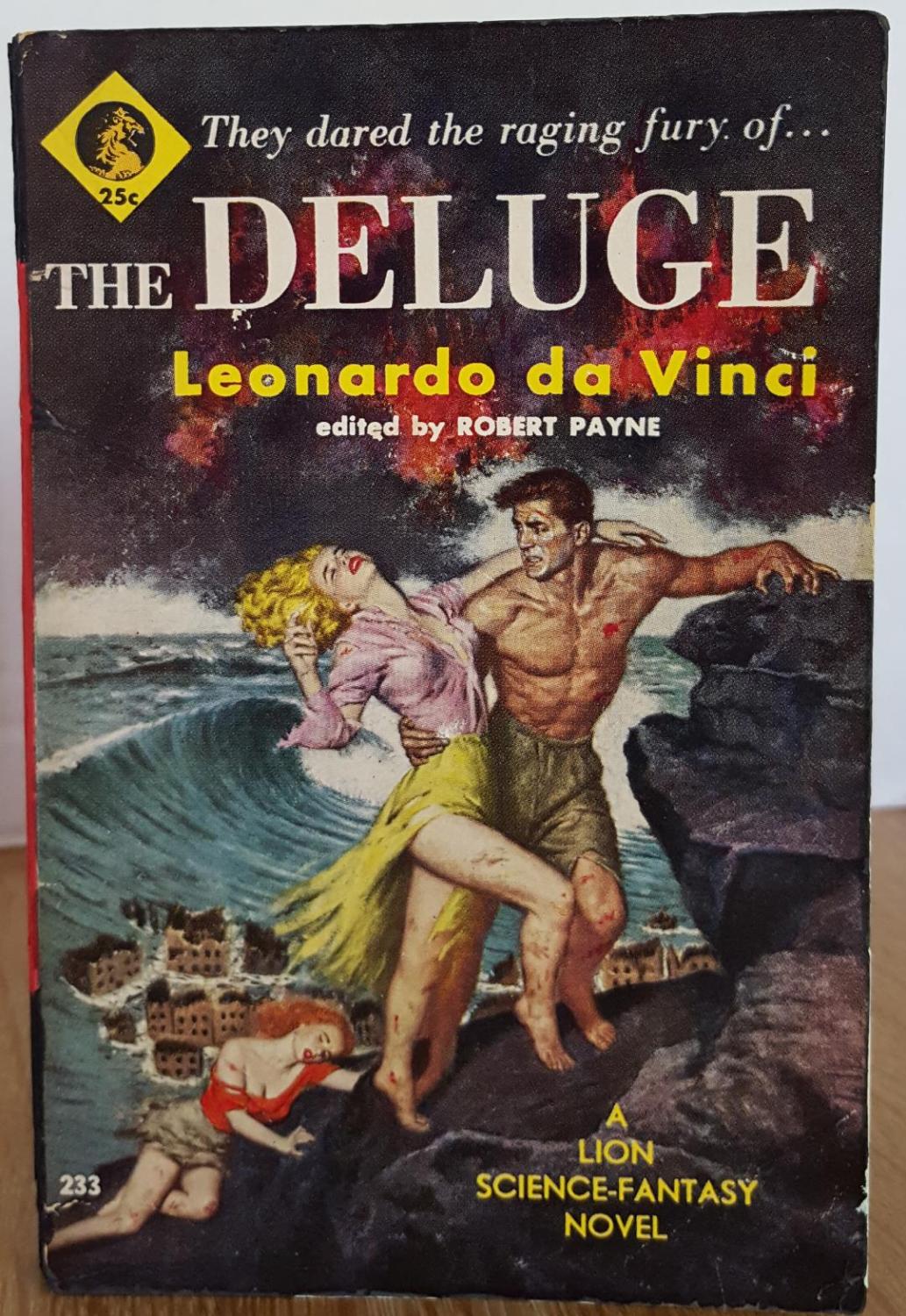 THE DELUGE Par Da Vinci Leonardo Very Good Plus Mass Market Paperback 