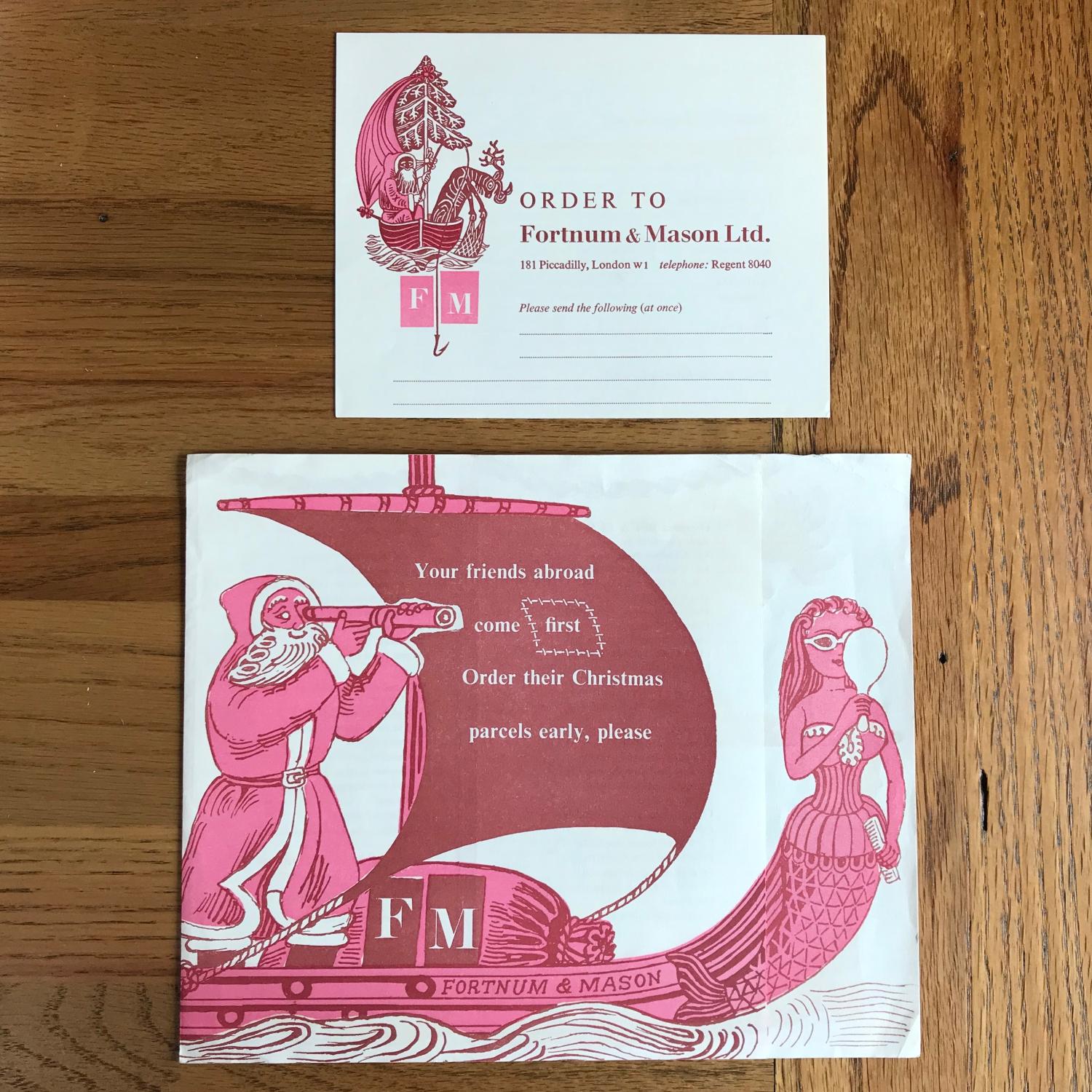 Fortnum & Mason: Christmas booklet for Customers Overseas BAWDEN EDWARD [ ]