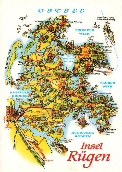postkarte insel ruegen - ZVAB