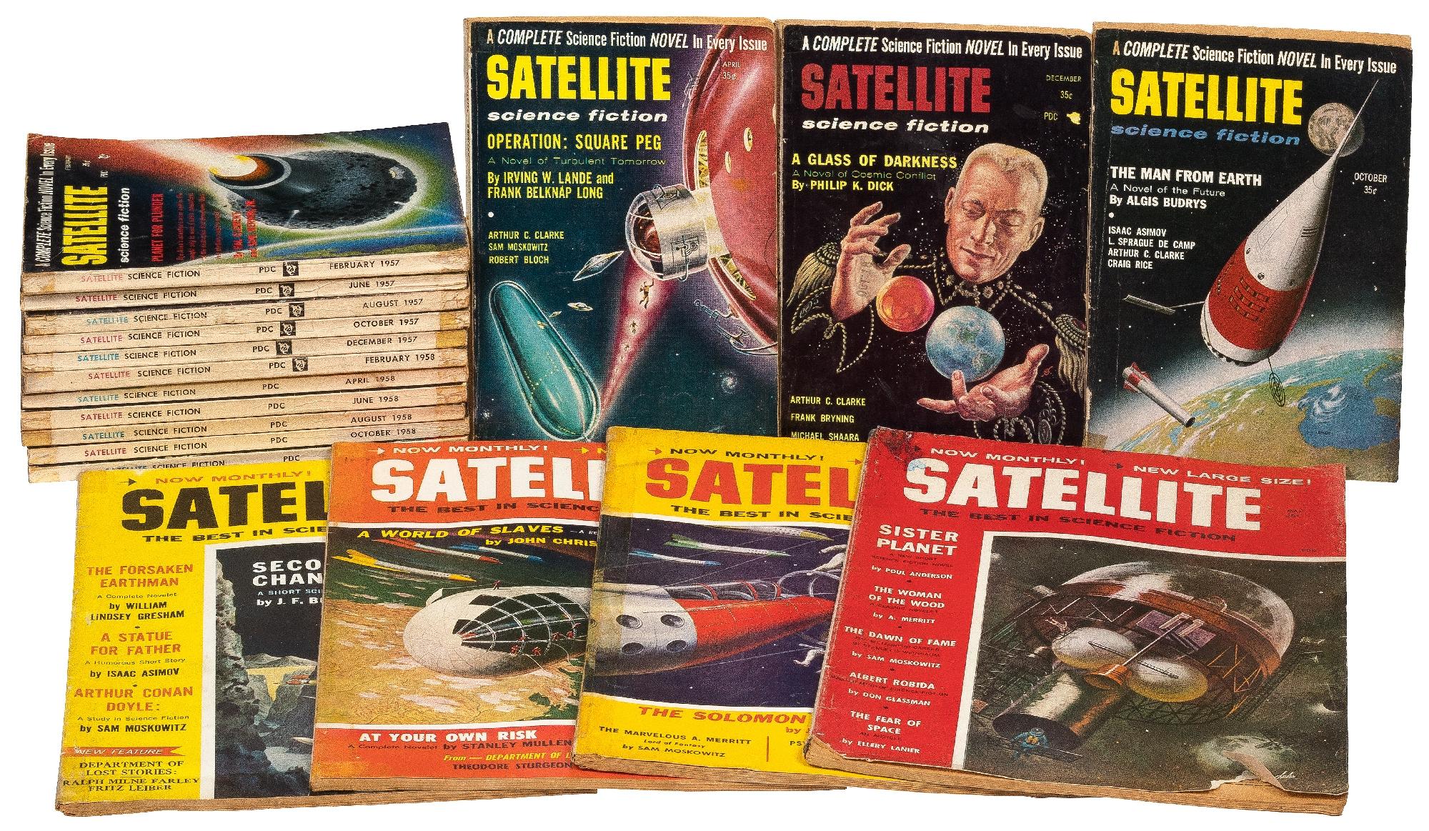 Satellite FANTASCIENZA V1 #4 APRILE 1957 Robert Bloch Arthur C Clarke 