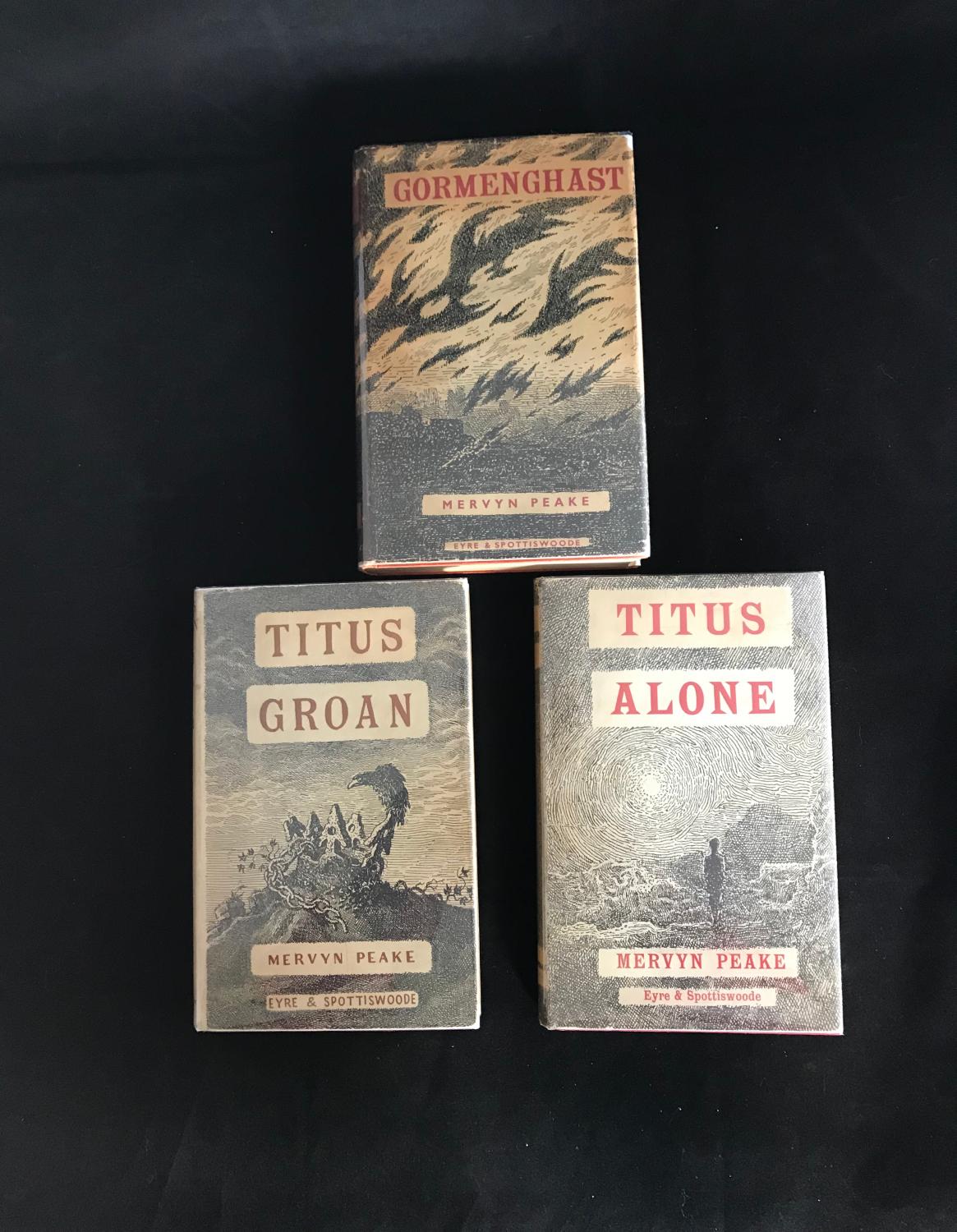 Gormenghast Trilogy: Titus Groan, Gormenghast, Titus Alone Mervyn Peake [Very Good] [Hardcover]