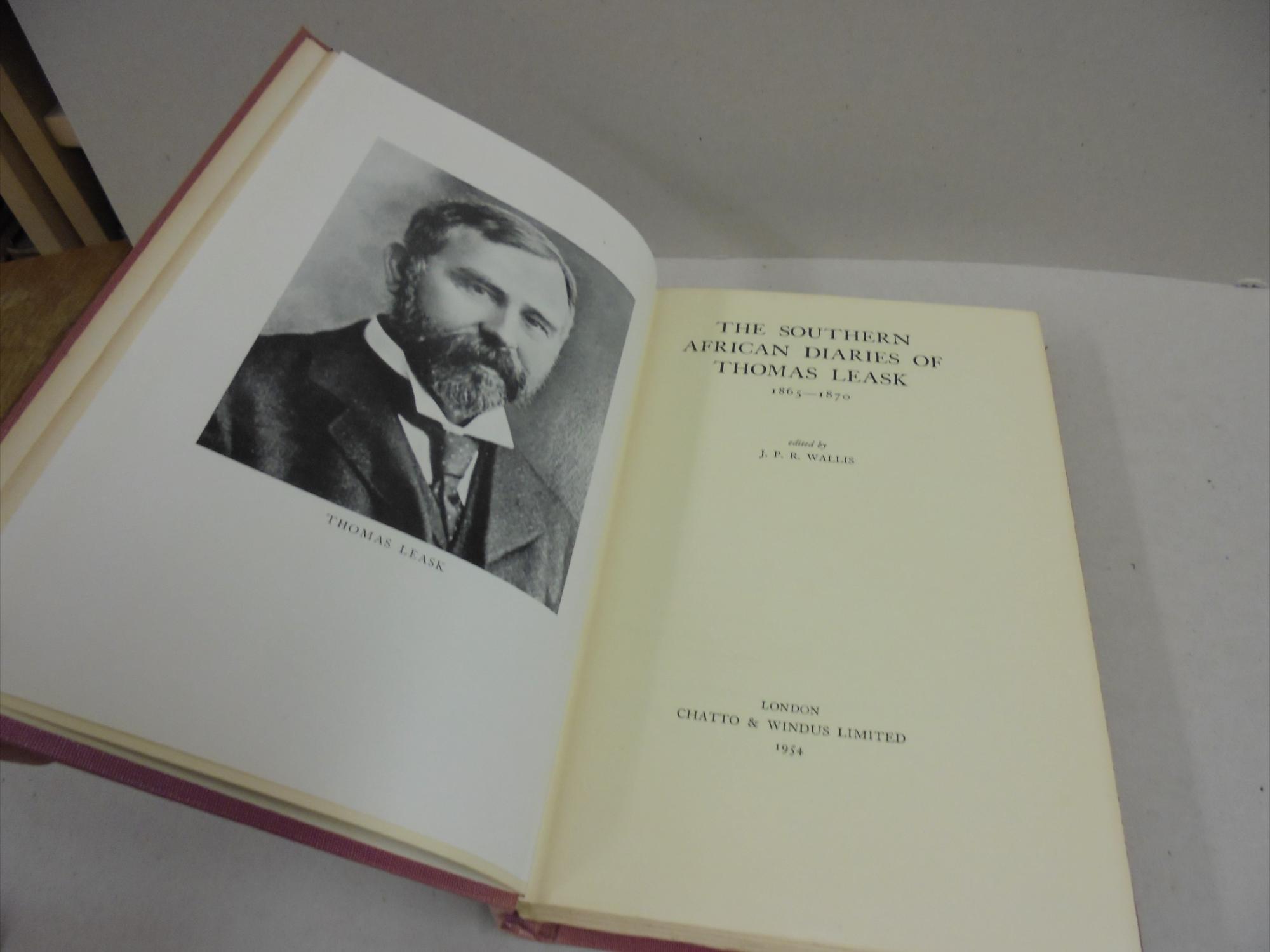 The Southern African Diaries of Thomas Leask 1865-1870 by Wallis, J. P ...