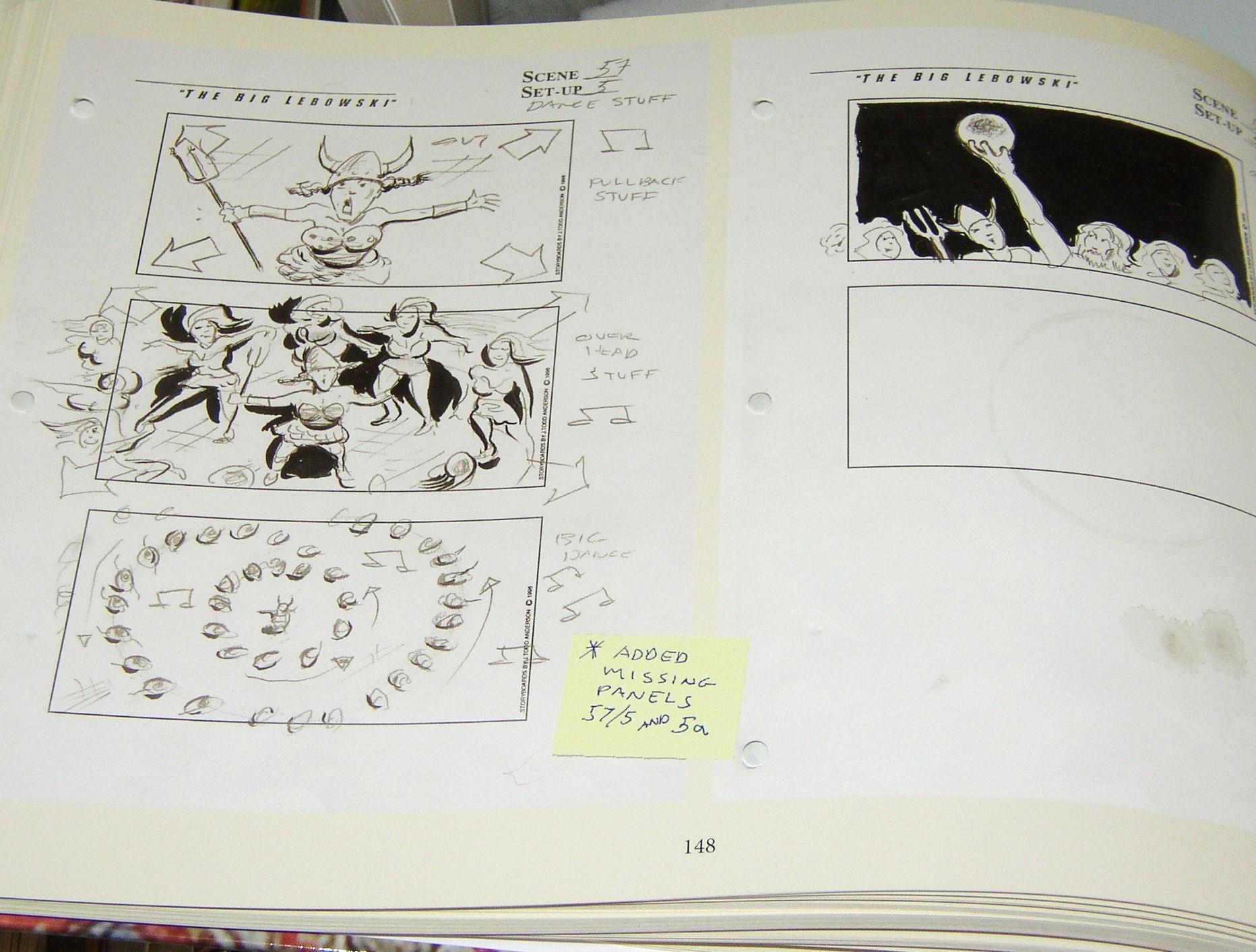 The Big Lebowski The Official Storyboards by J. Todd Anderson Fine Hardcover (2018) 1st