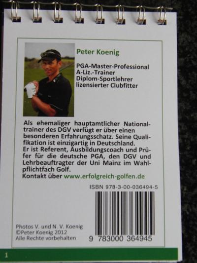 erfolgreich golfen - Grundschläge - Peter Koenig