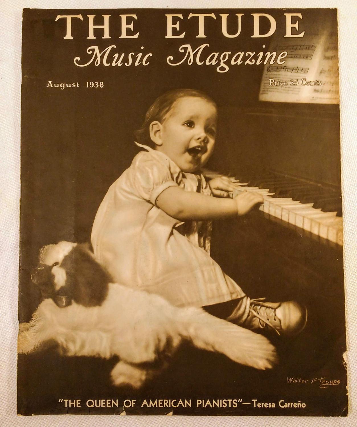 The Etude Music Magazine: Volume LVI, No. 8; August, 1938 by
