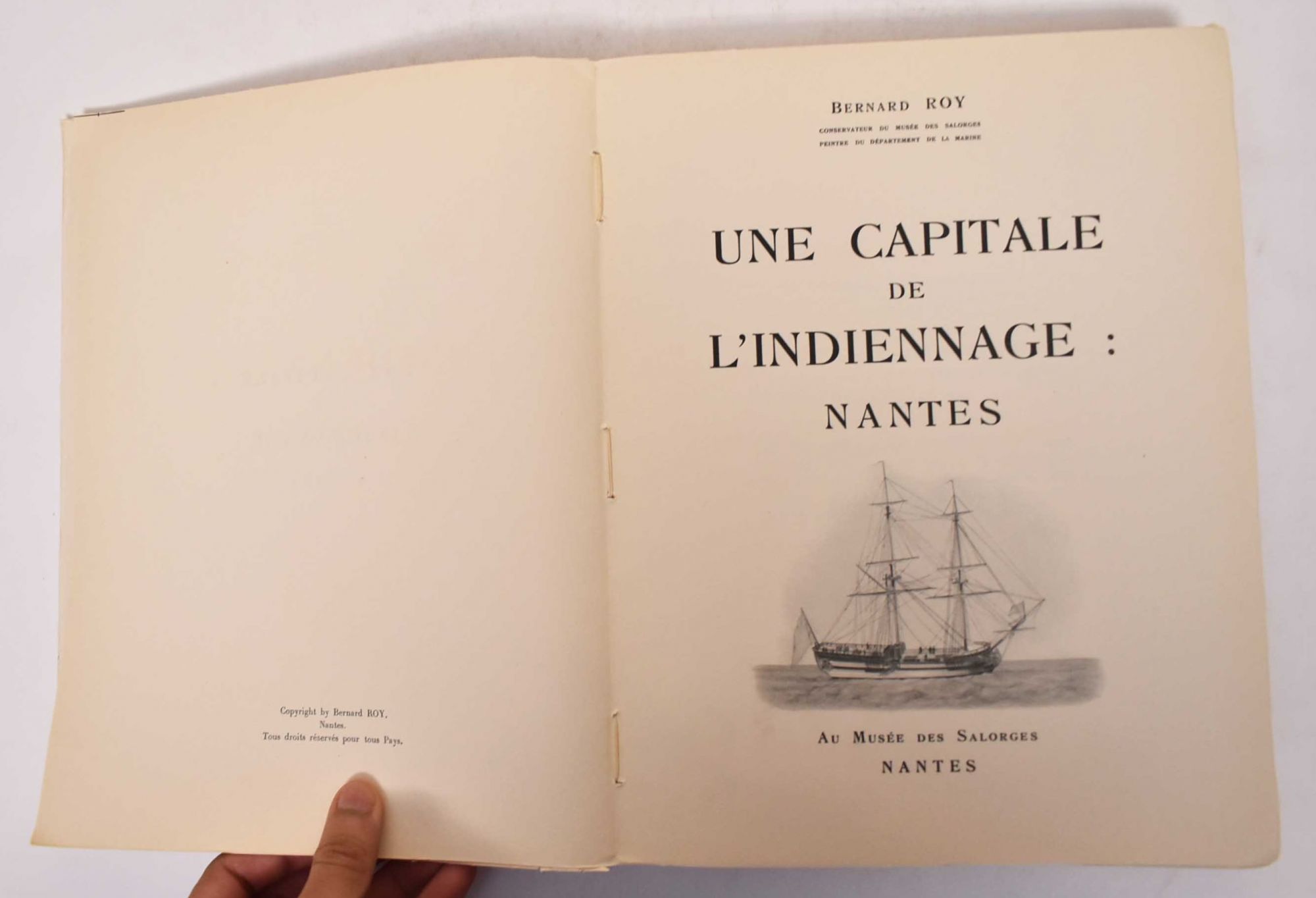 Une Capitale de l'Indiennage: Nantes by Roy, Bernard: Softcover (1948 ...
