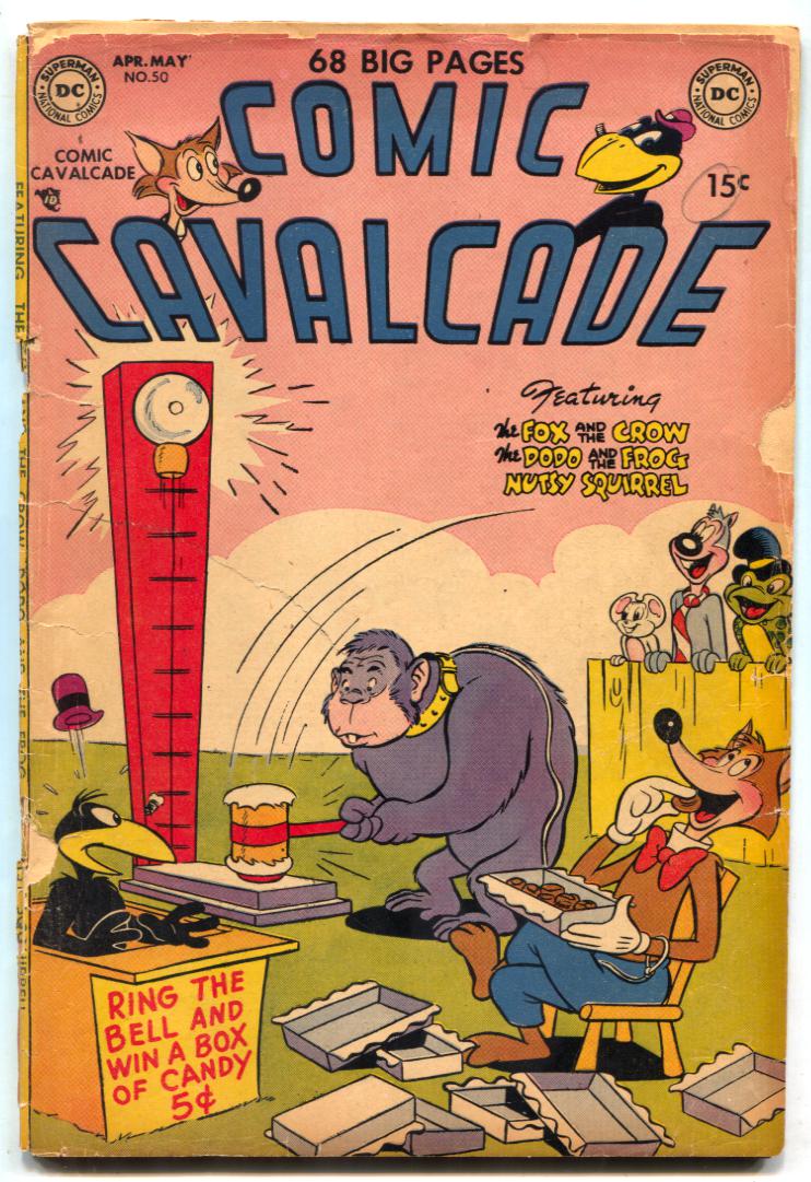 Comic Cavalcade #50 1952- Fox and Crow- Giant issue G-: (1952) Comic | DTA  Collectibles