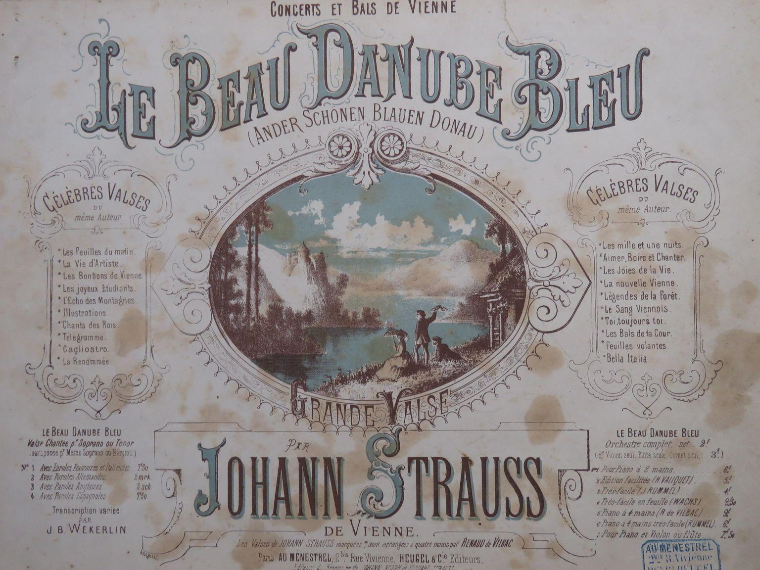 Le beau danube promo bleu