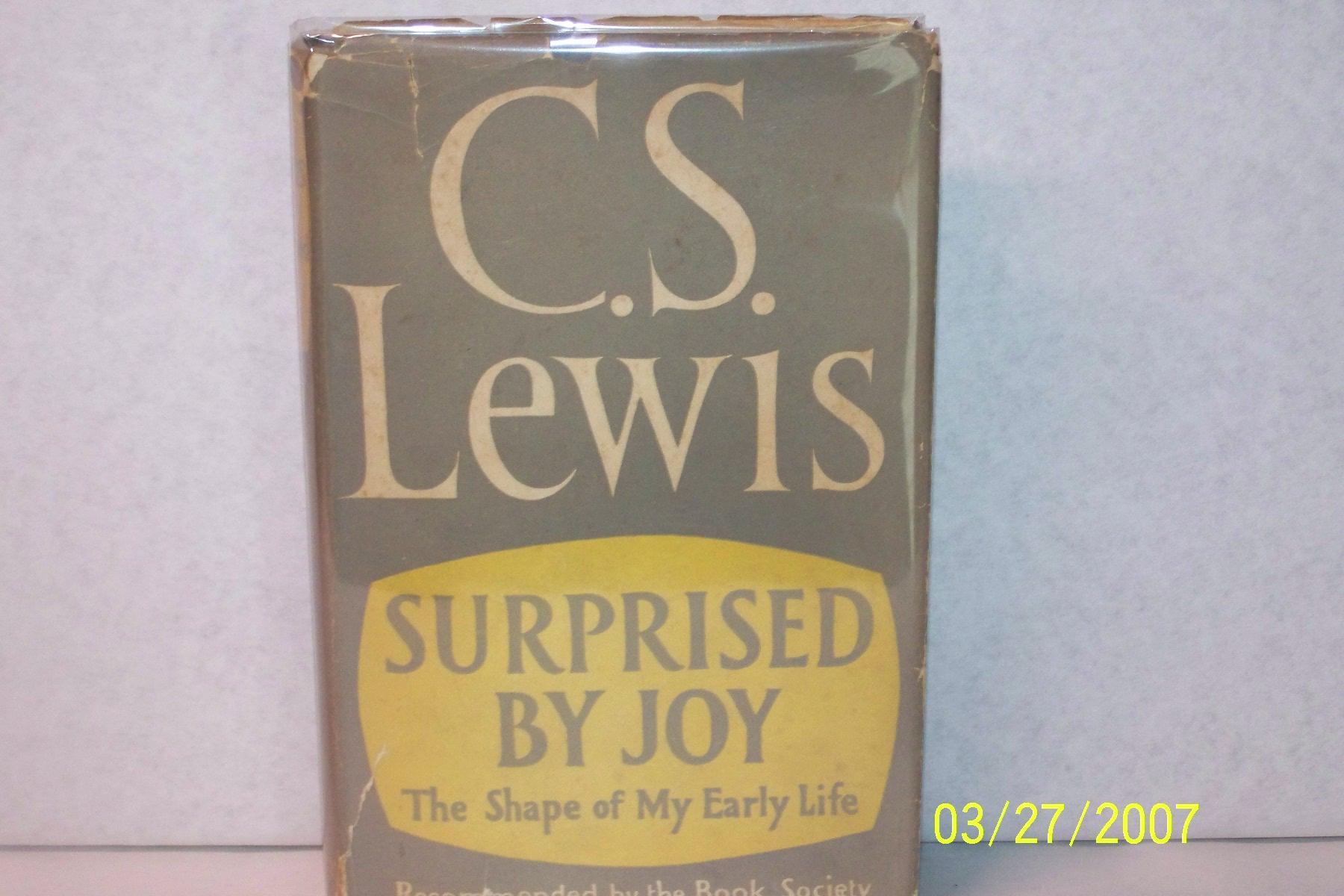 Surprised By Joy by C. S. Lewis Very Good Hardcover (1955) first U. K
