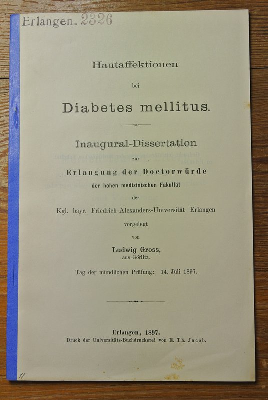 diabetes mellitus dissertation