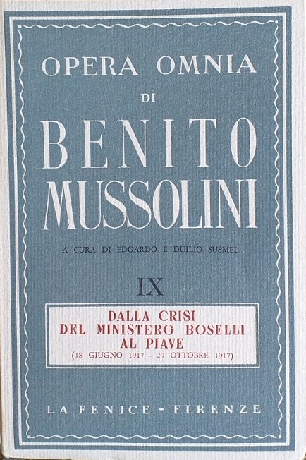 Livre OPERA OMNIA édition 1962 Par Edoardo Susmel - Occasion En Excellent état, Italie