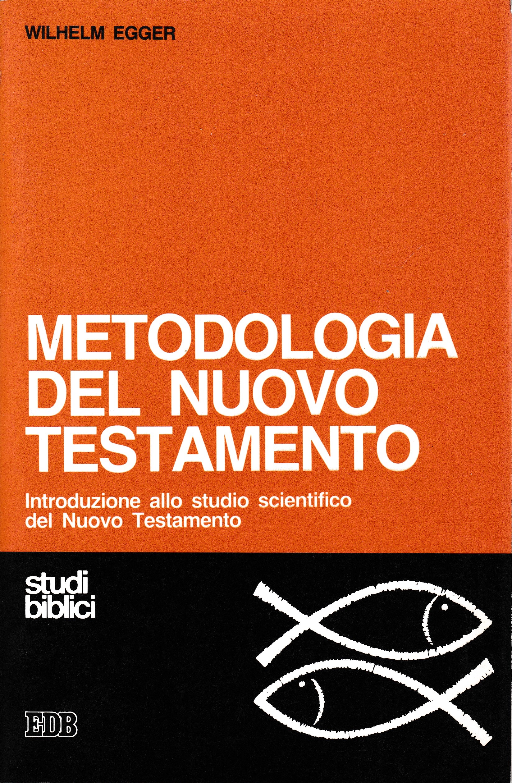 Metodologia del Nuovo Testamento. Introduzione allo studio scientifico del Nuovo Testamento - W. Egger