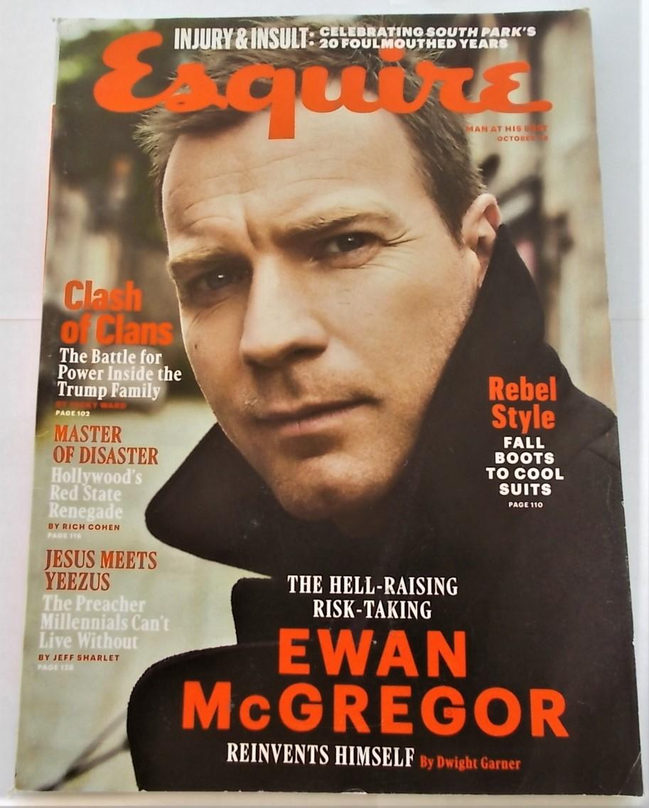 Esquire Magazine (October 2016): Man At His Best (Ewan McGregor Cover ...