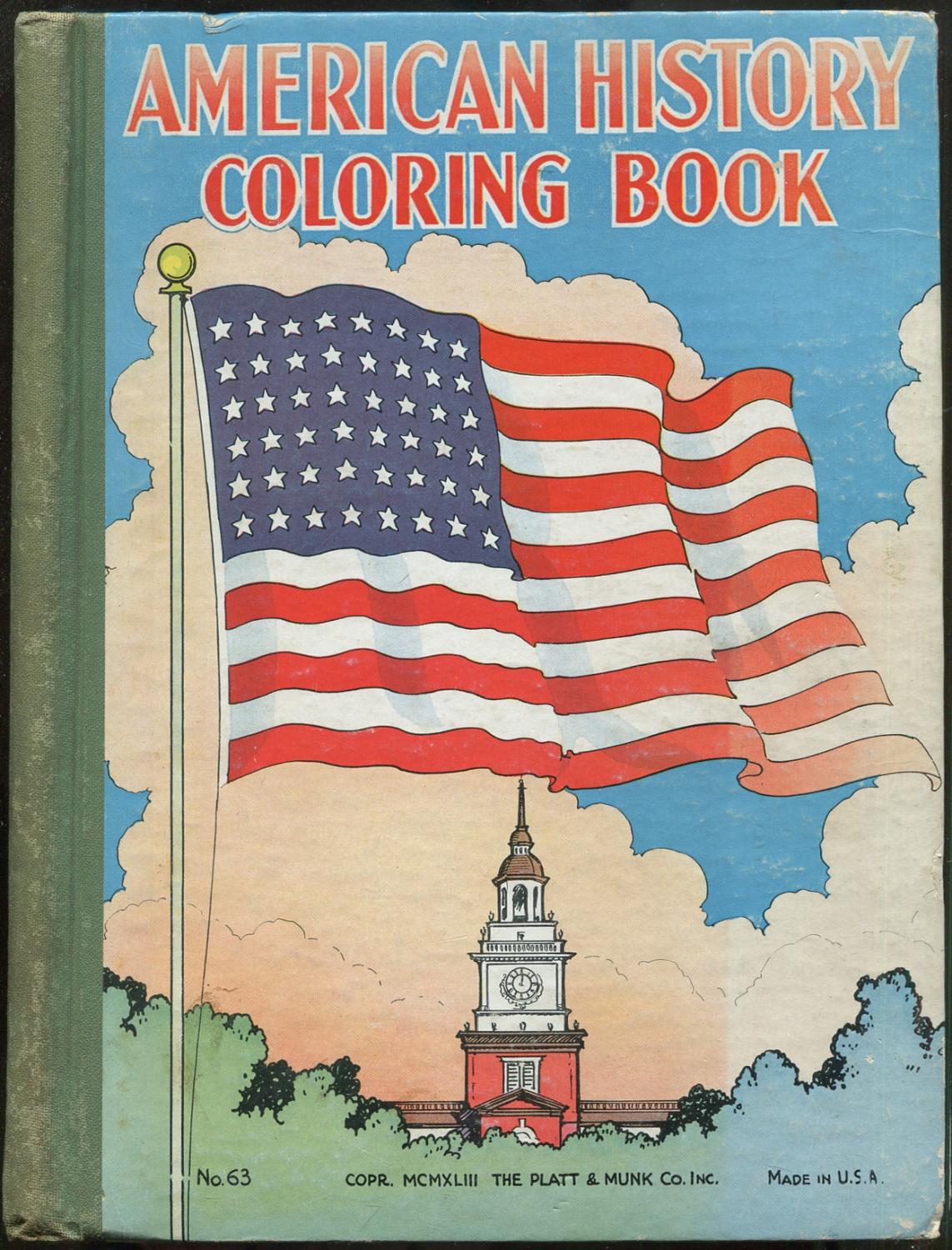 American History Coloring Book Stories of American History with