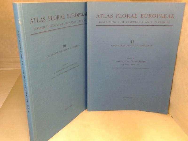 Atlas Florae Europaeae. Distribution of Vascular Plants in Europe. Volume 10:: Cruciferae (Sisymbrium to Aubrieta); Volume 11: Cruciferae (Ricotia to Raphanus). - Jalas, Jaakko and Juha Suominen (Editors).