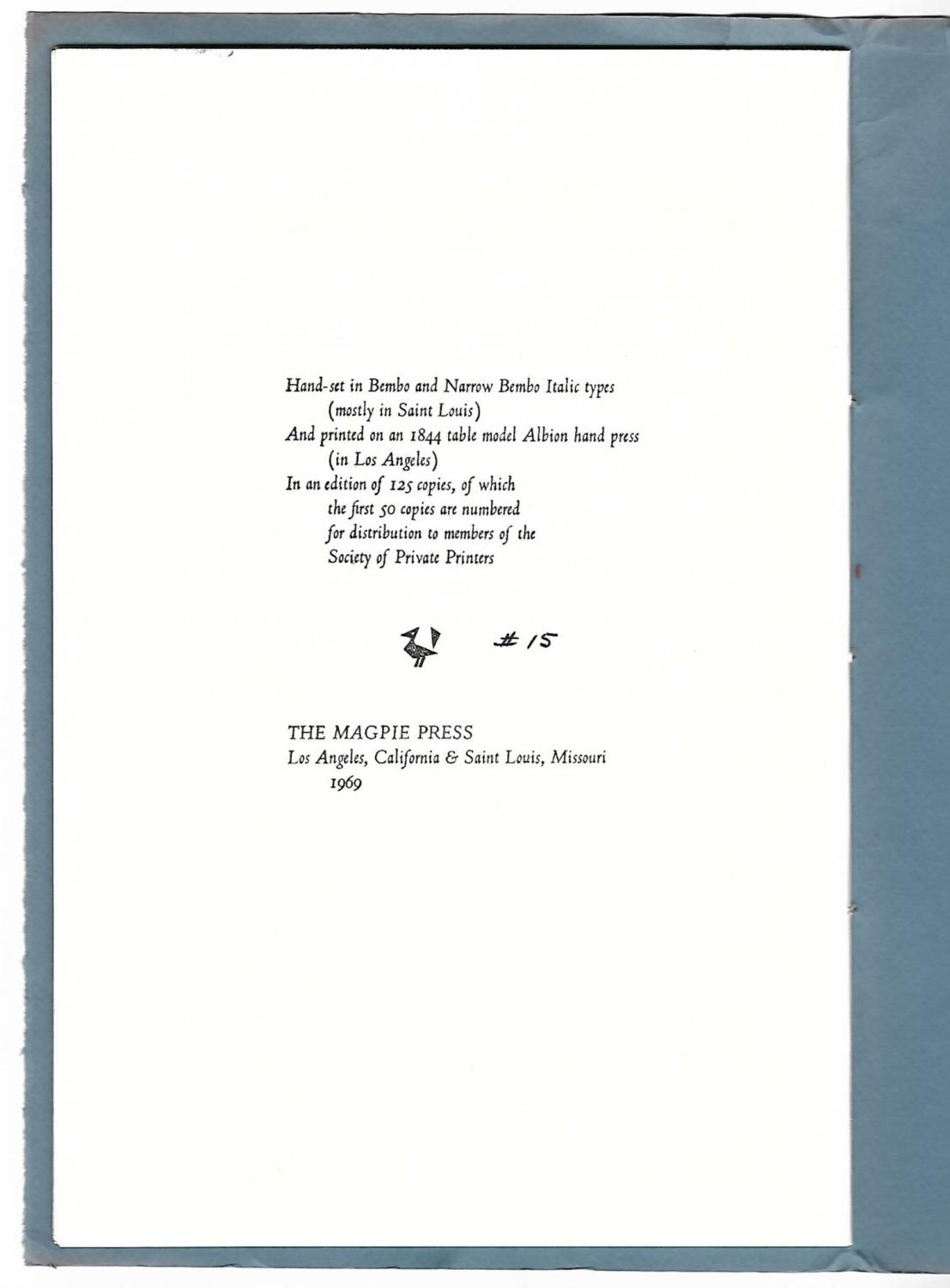 Selected Poems of William Dunbar [Numbered] by William Dunbar; Florence ...