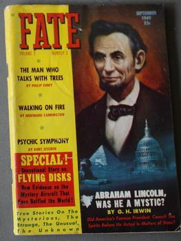 FATE (Pulp Digest Magazine); Vol. 2, No. 3, September 1949 - Aleister Crowley - Abraham Lincoln G. H. Irwin; John H. Janssen; Oge-Make; Kurt Severin;
