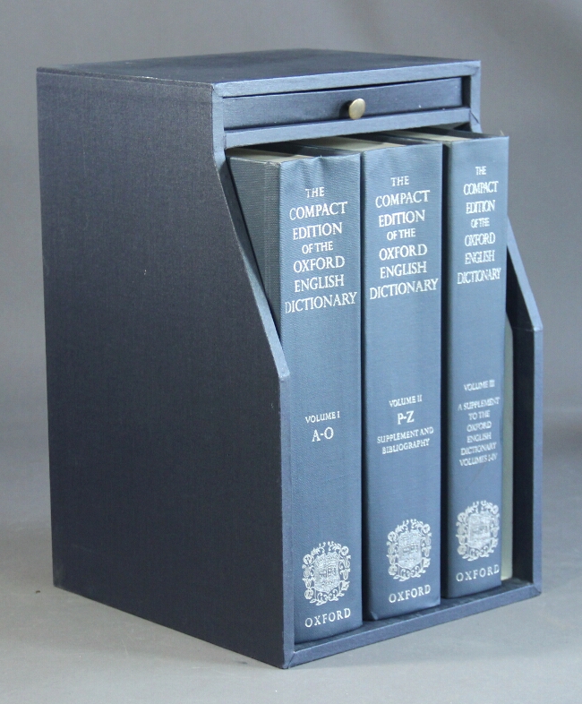 The Compact Edition of the Oxford English Dictionary, 2 Vols ... by Herbert Coleridge The Compact Edition of the Oxford English Dictionary, 2 Vols ... by Herbert Coleridge