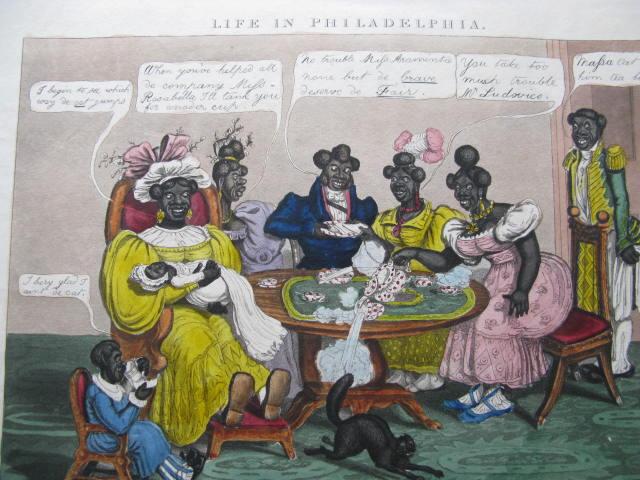LIFE IN PHILADELPHIA - A BLACK TEA PARTY by SUMMERS, W. (artist
