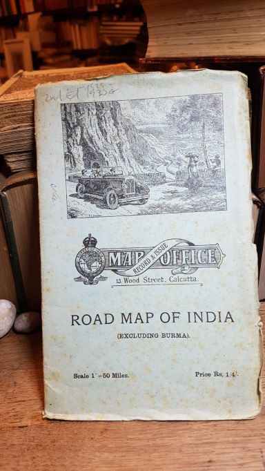 ROAD MAP OF INDIA (Excluding Burma). Scale 50 miles to an inch. 2nd Edition 1930. THOMAS, Brigadier R. H. [ ]