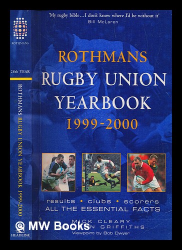 Rothmans Rugby Union Yearbook, 1999-2000 - Cleary, Mick
