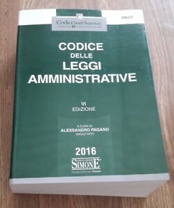 Codice Delle Leggi Amministrative Vi Edizione - Pagano A. (Cur.)