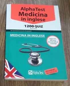 Alpha Test Medicina Inglese Abebooks