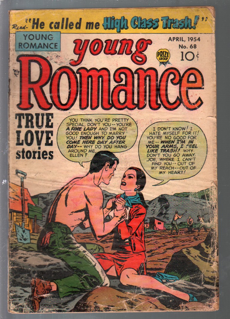Young Romance 68 1954 Prize Simon Kirby Pre Code Romance Fr 1954 Comic Dta Collectibles