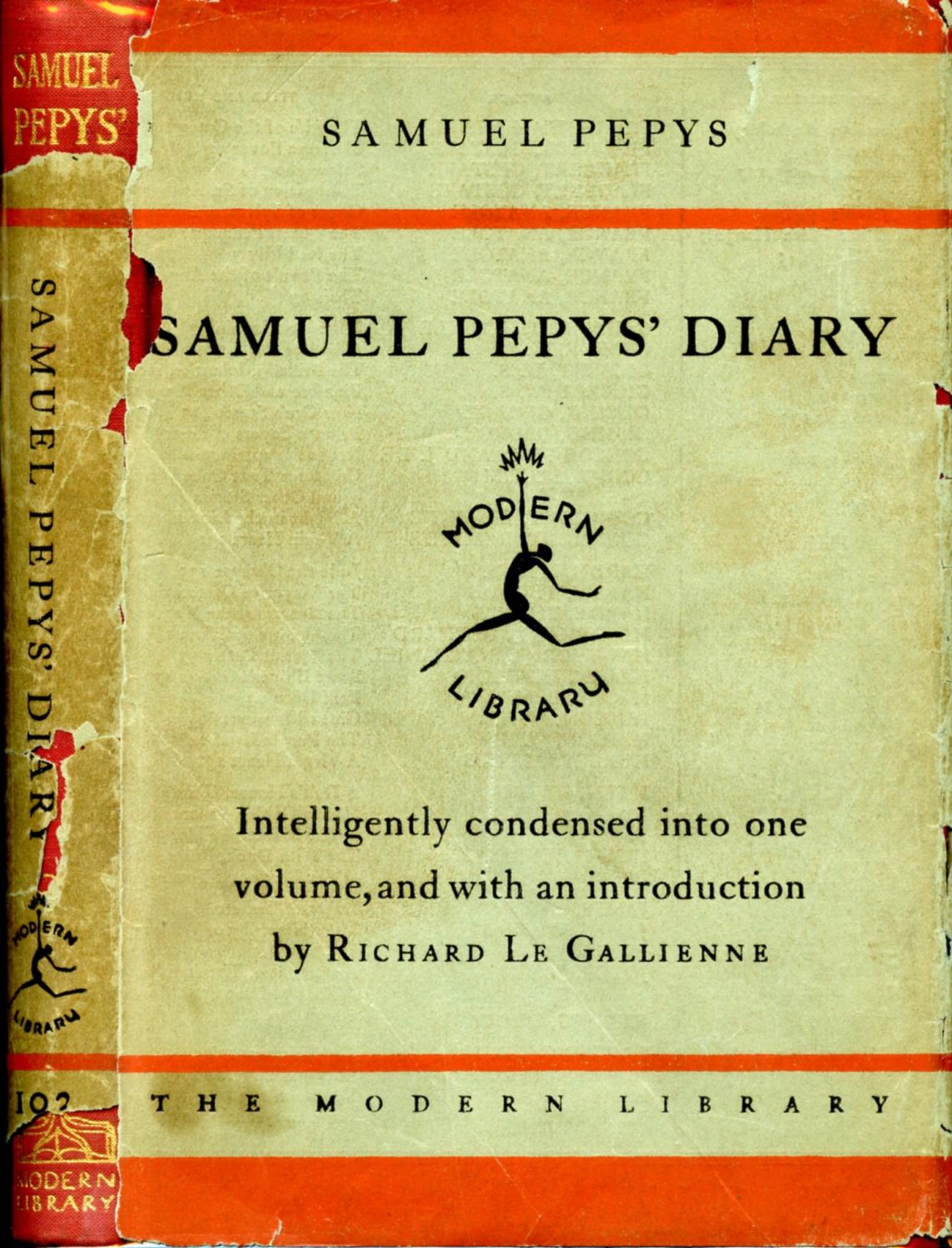 The Diary of Samuel Pepys by Samuel Pepys The Diary of Samuel Pepys by Samuel Pepys