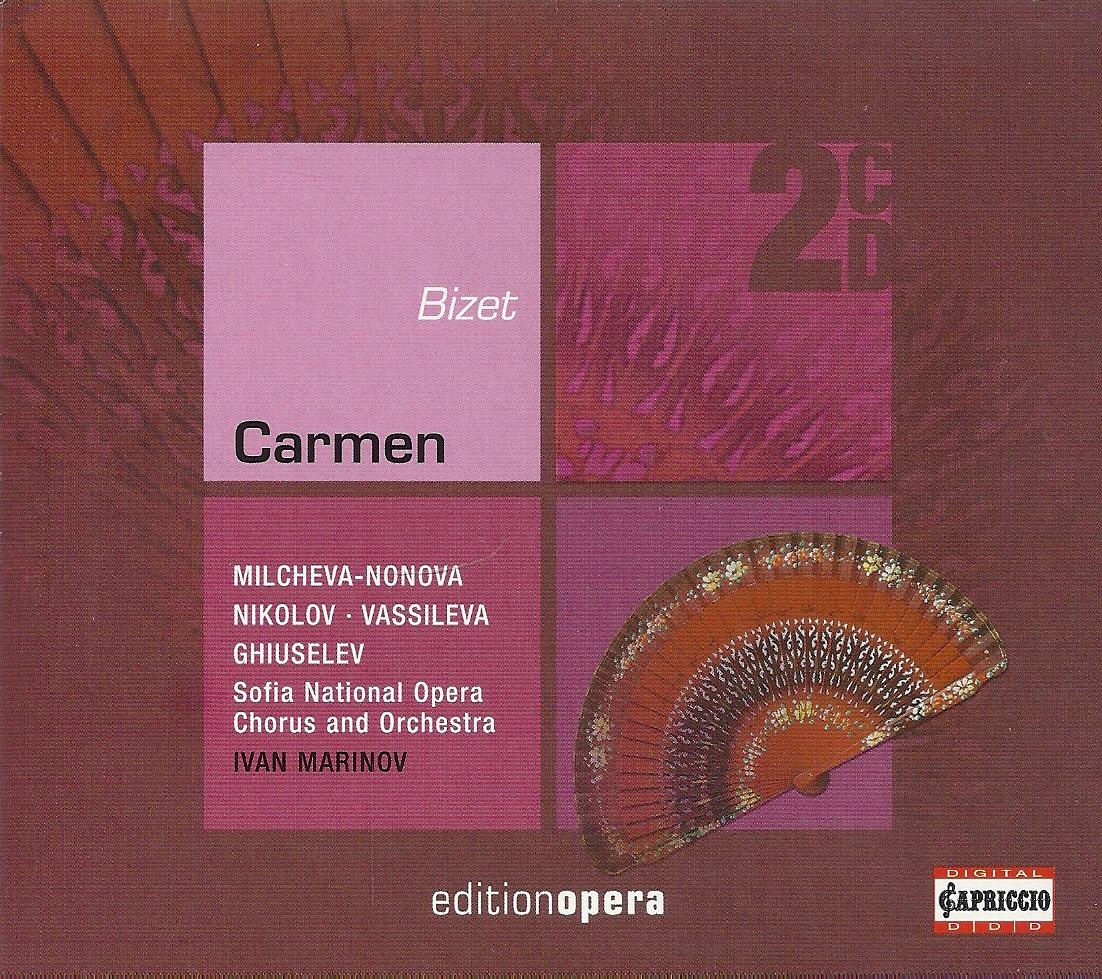 Carmen; Edition Opera - Ivan Marinov, Alexandrina Milcheva-Nonova, Ivan,Milcheva, Alexandr Marinov - Sofia National Opera Chorus and Orchestra - Audio-Doppel-CD - Bizet,Georges