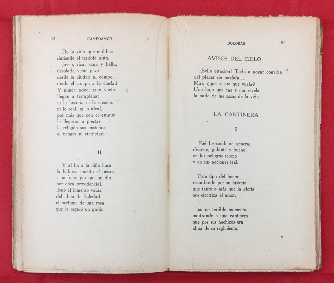 Doloras Poemas Y Humoradas By Ramon De Campoamor Fair Encuadernacion De Tapa Blanda 5ª Edicion O Posterior Els Llibres De La Vallrovira