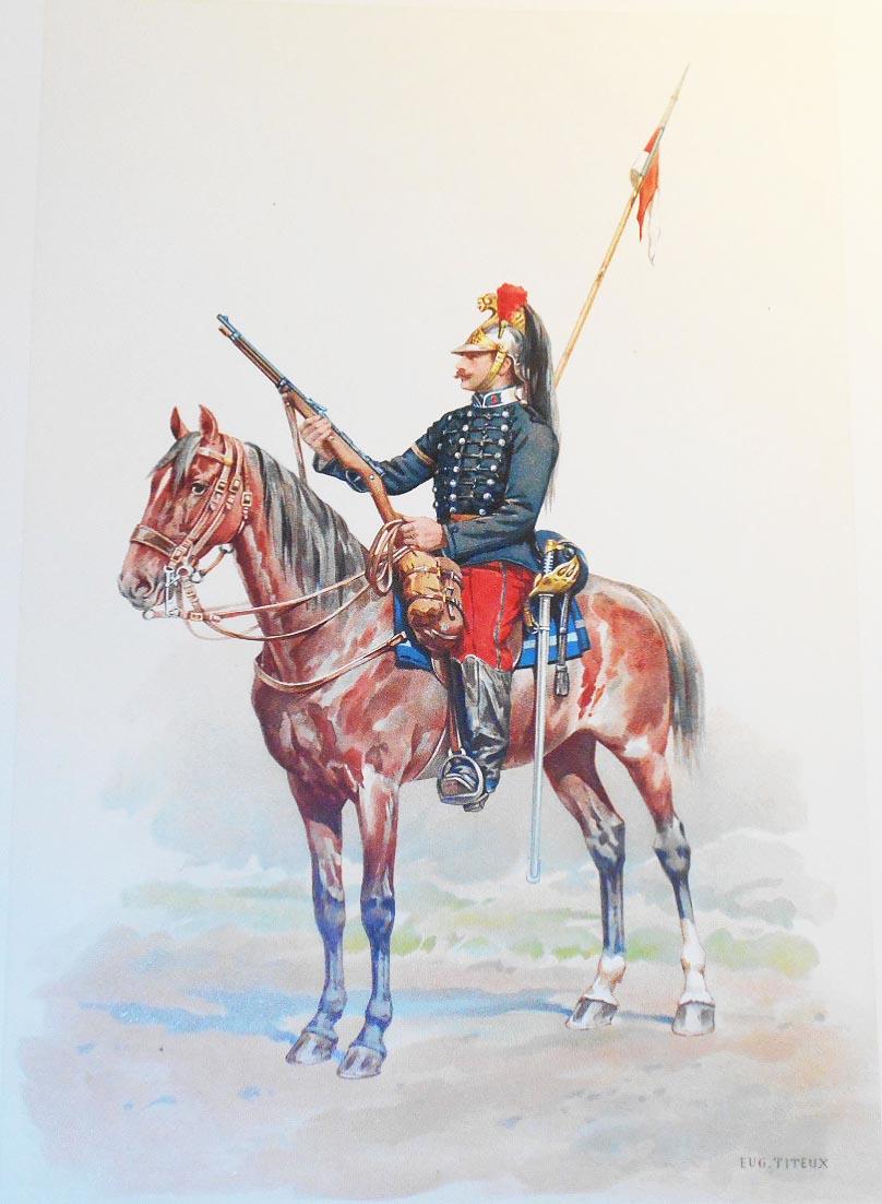 Historiques et Uniformes des Régiments de Cavalerie; texte et dessins ...