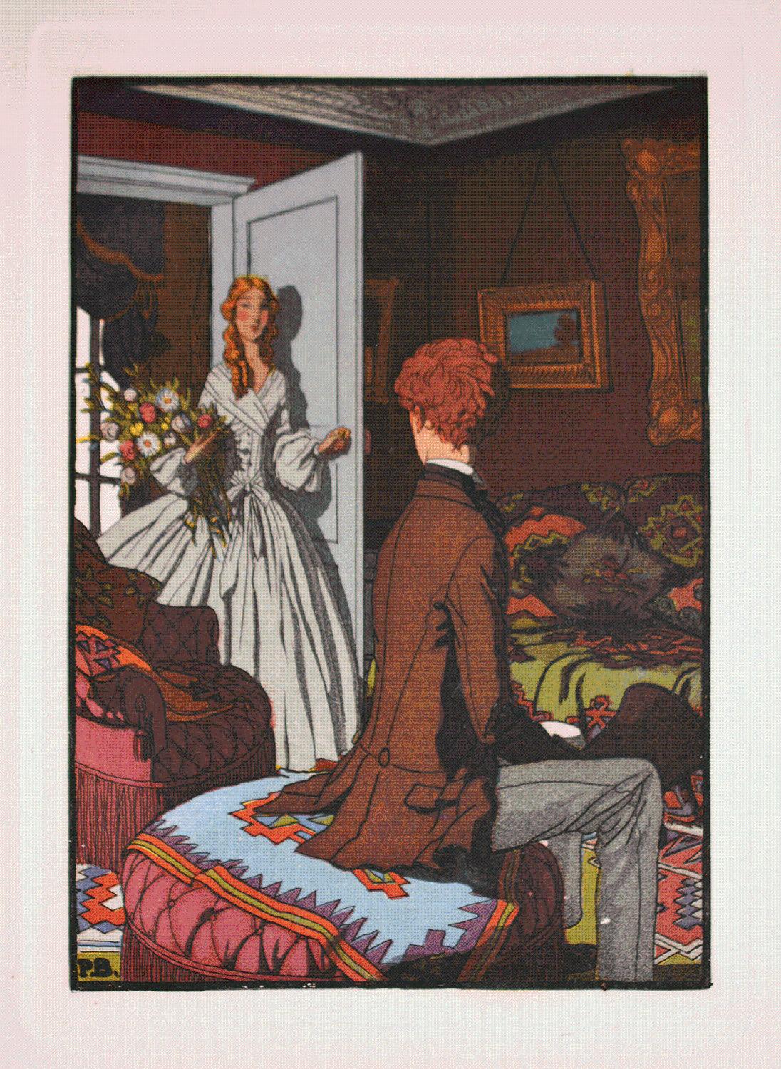 LA VIE EN FLEUR. Avec des gravures en couleurs de Pierre Brissaud. FRANCE (Anatole). [Couverture souple]