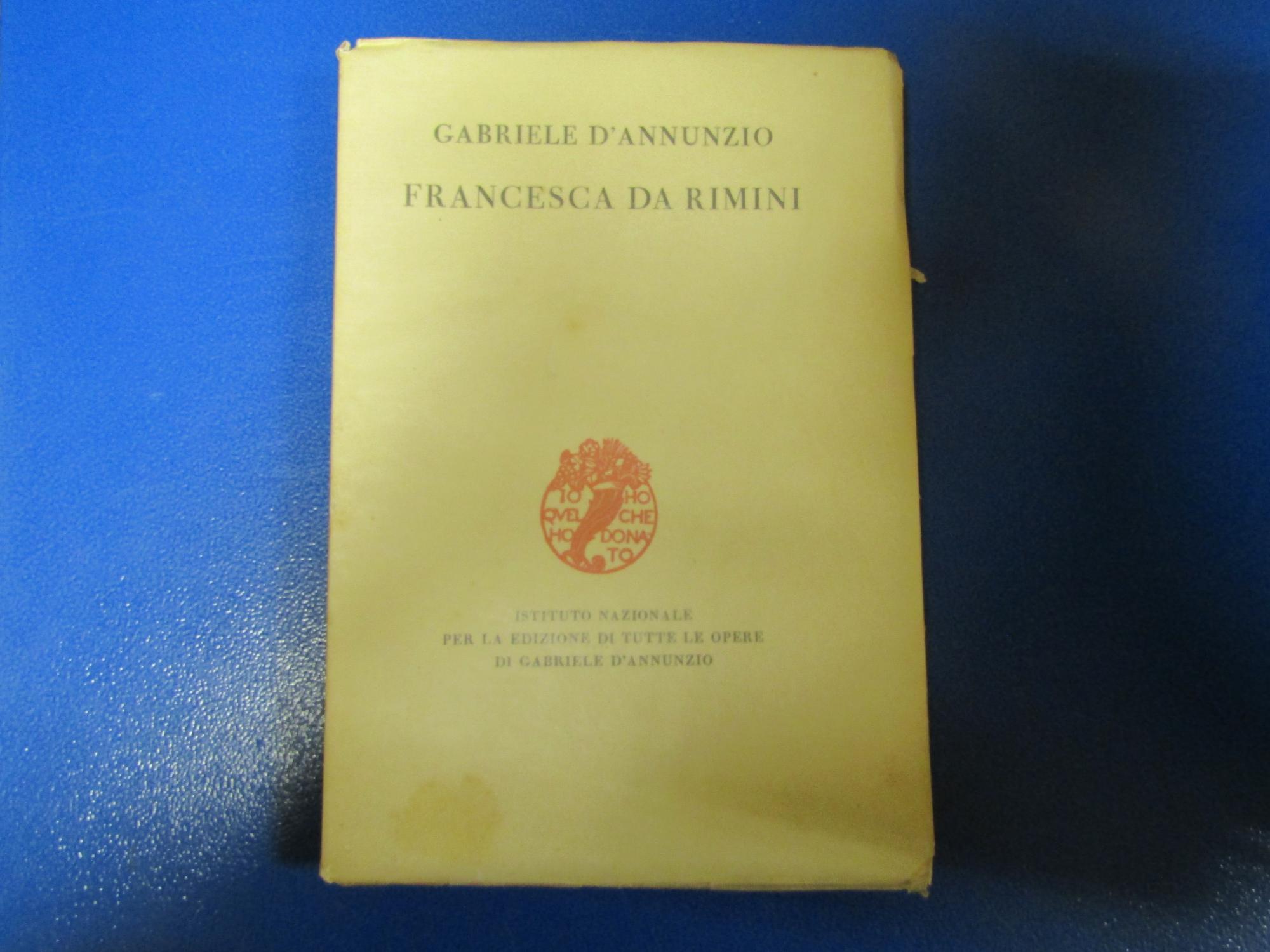 FRANCESCA DA RIMINI: (1927) | Amarcord libri