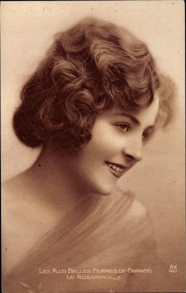 Ansichtskarte Postkarte Model Le Rossignol Les Plus Belles Femmes De France Manuskript Nbsp Nbsp Papierantiquitat Akpool Gmbh