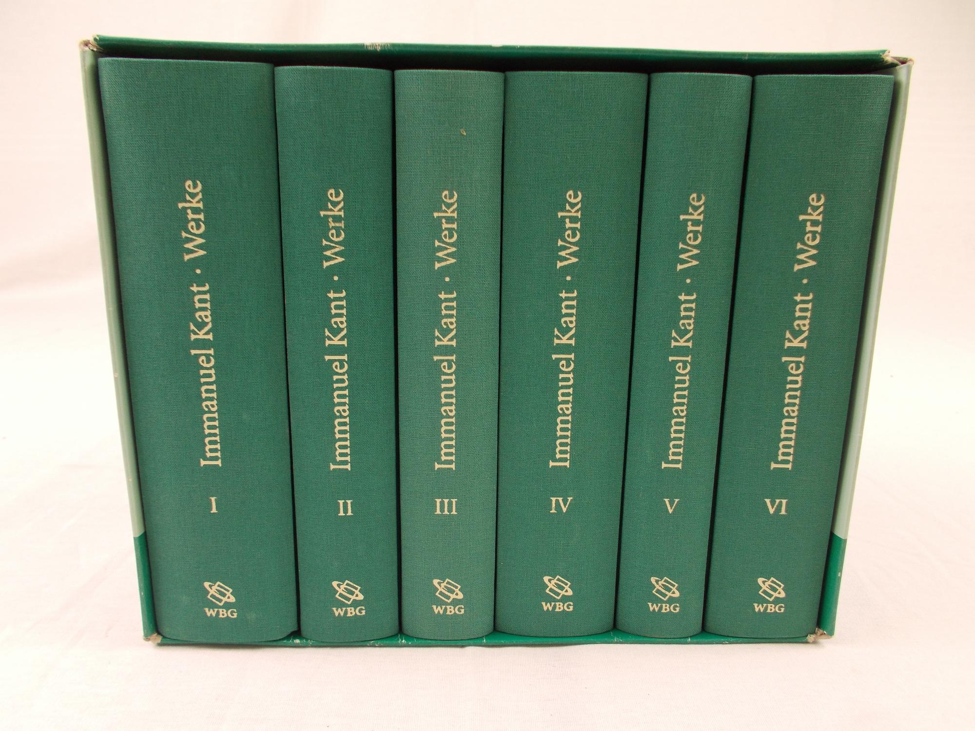 Immanuel Kant. Werke in sechs Baenden - Wilheilm Weischedel