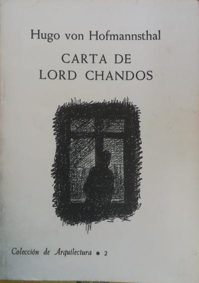 Carta de Lord Chandos. Prólogo de Claudio Magris. Traducción de José Quetglas - HOFMANNSTHAL, Hugo von