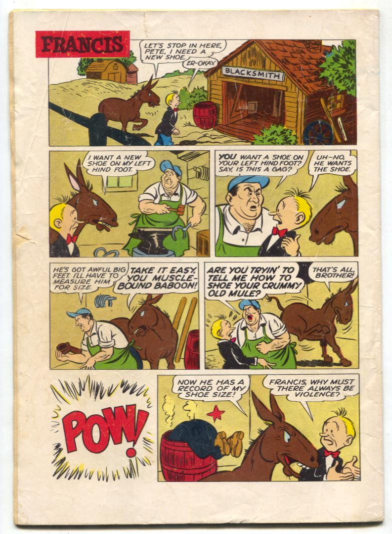 Francis The Famous Talking Mule- Four Color Comics #655: (1955) Comic | DTA  Collectibles