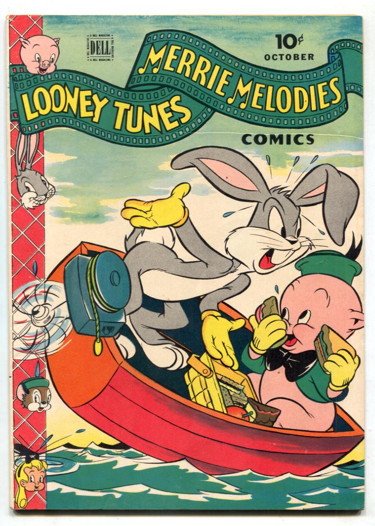 Looney Tunes and Merrie Melodies 193-10C VG 1957 Stock Image Low Grade