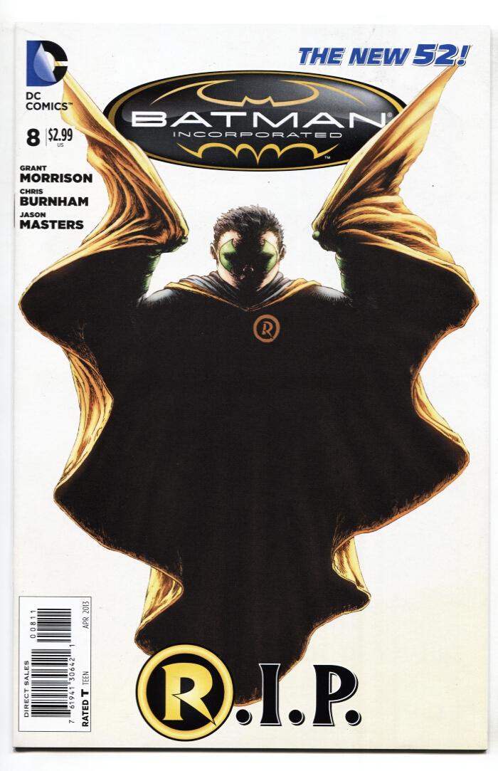 Batman Incorporated #8 Death of Damian Wayne DC comic book NM-: (2013)  Comic | DTA Collectibles