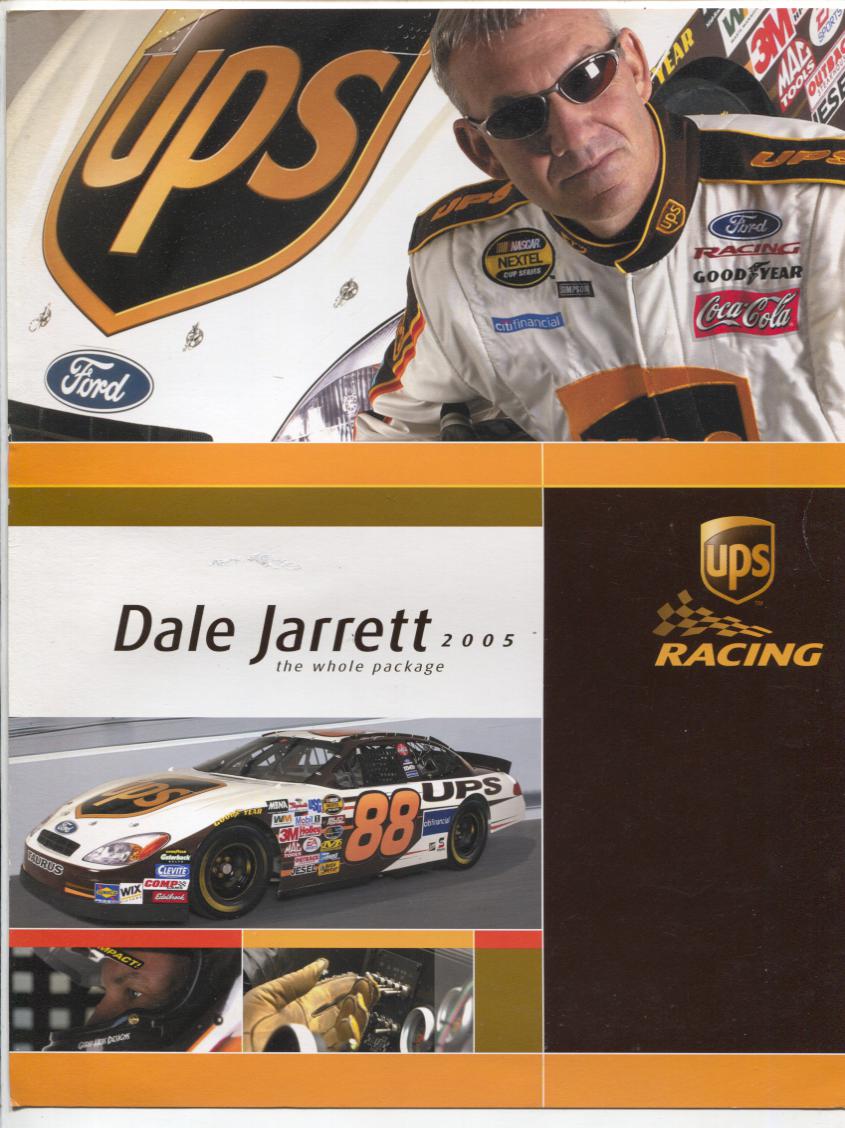 Dale Jarrett #88 UPS Ford NASCAR Hero Card 