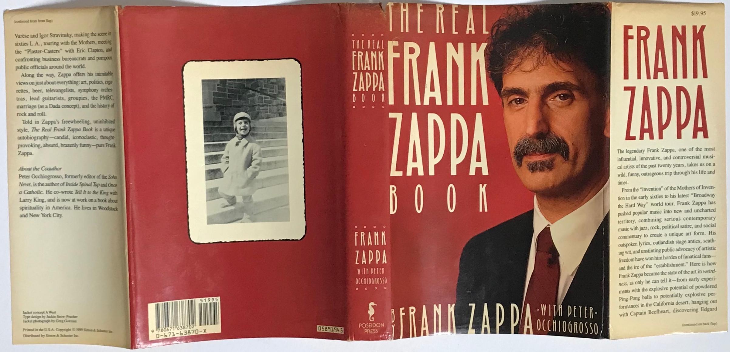 The Real Frank Zappa Book by Frank Zappa The Real Frank Zappa Book by Frank Zappa