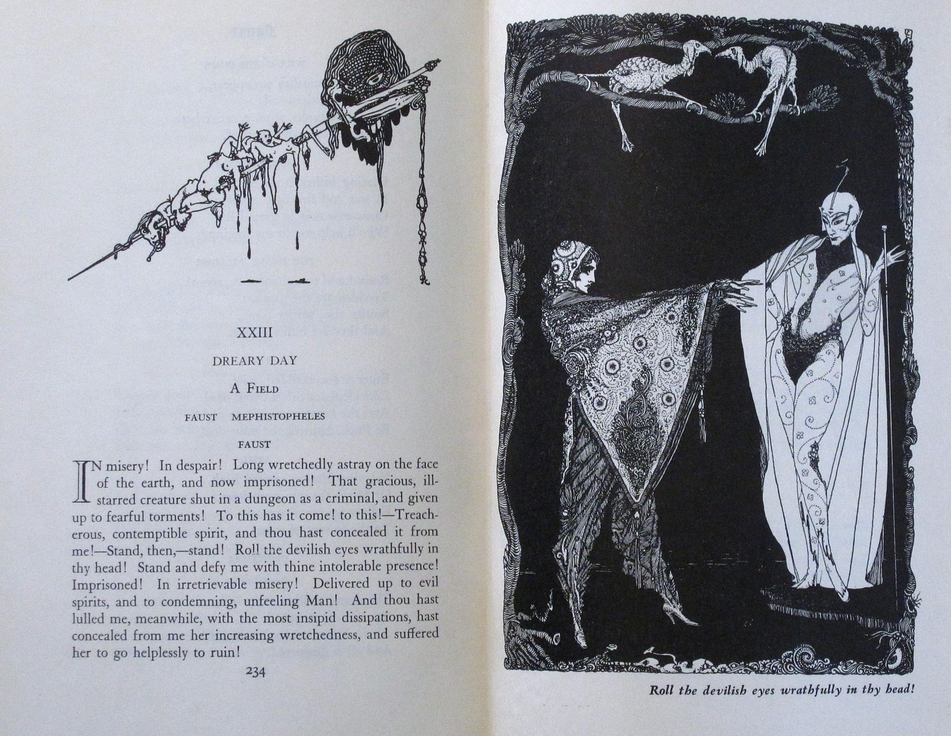 Goethe's Faust with Illustrations by Harry Clarke de Goethe, Johann ...