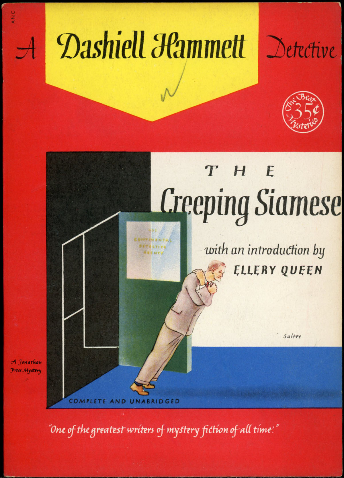 THE CREEPING SIAMESE Hammett, Dashiell [ ] [Couverture souple]