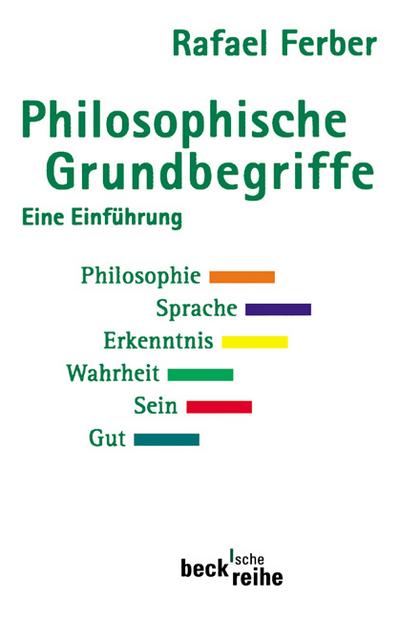 Philosophische Grundbegriffe : eine Einführung. Rafael Ferber / Beck'sche Reihe ; 1054 - Ferber, Rafael (Verfasser)