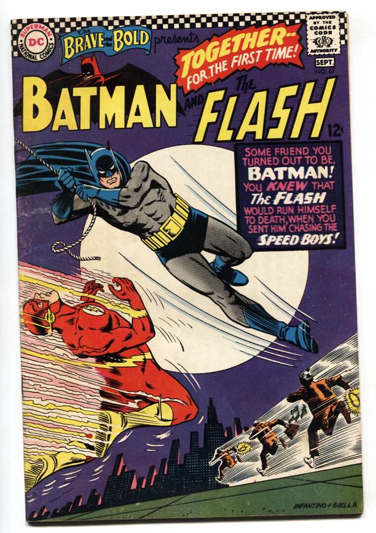 Brave And The Bold #66 1966-Batman- The Flash comic book: (1966) Comic |  DTA Collectibles