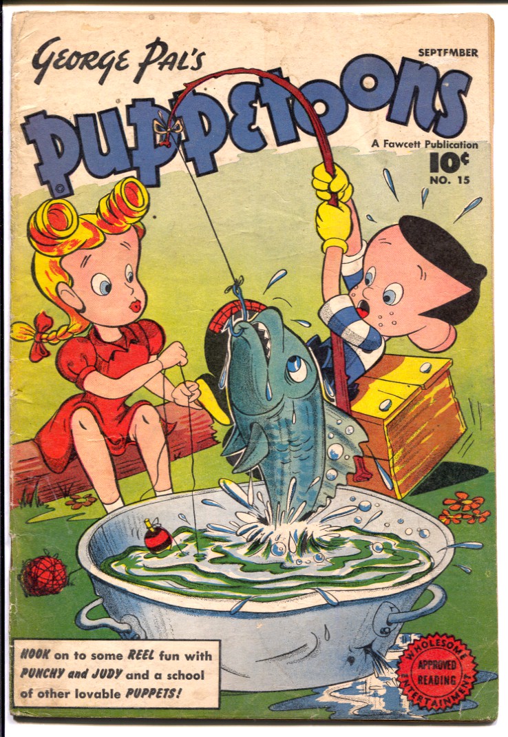 George Pal's Puppetoons #15-1947-Fawcett-puppet cartoon series-mummy-VG:  (1947) Comic | DTA Collectibles